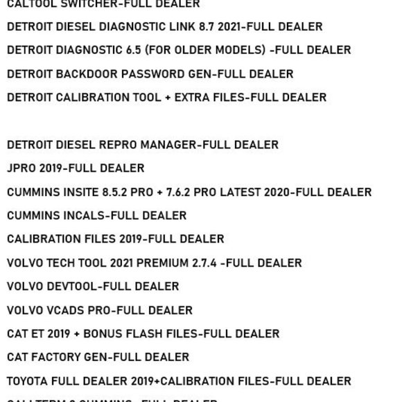 COPY - DIESEL TRUCK DPF REGEN SCANNER TOOL ECM ECU CAT MACK DETROIT VOLVO ABS C… - Picture 12 of 12